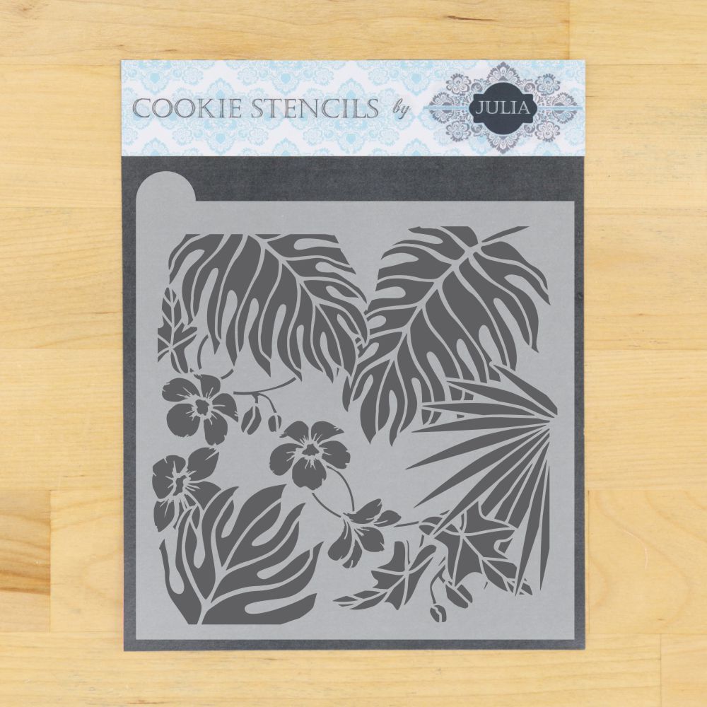Jungle Dynamic Duos Background Cookie Stencil