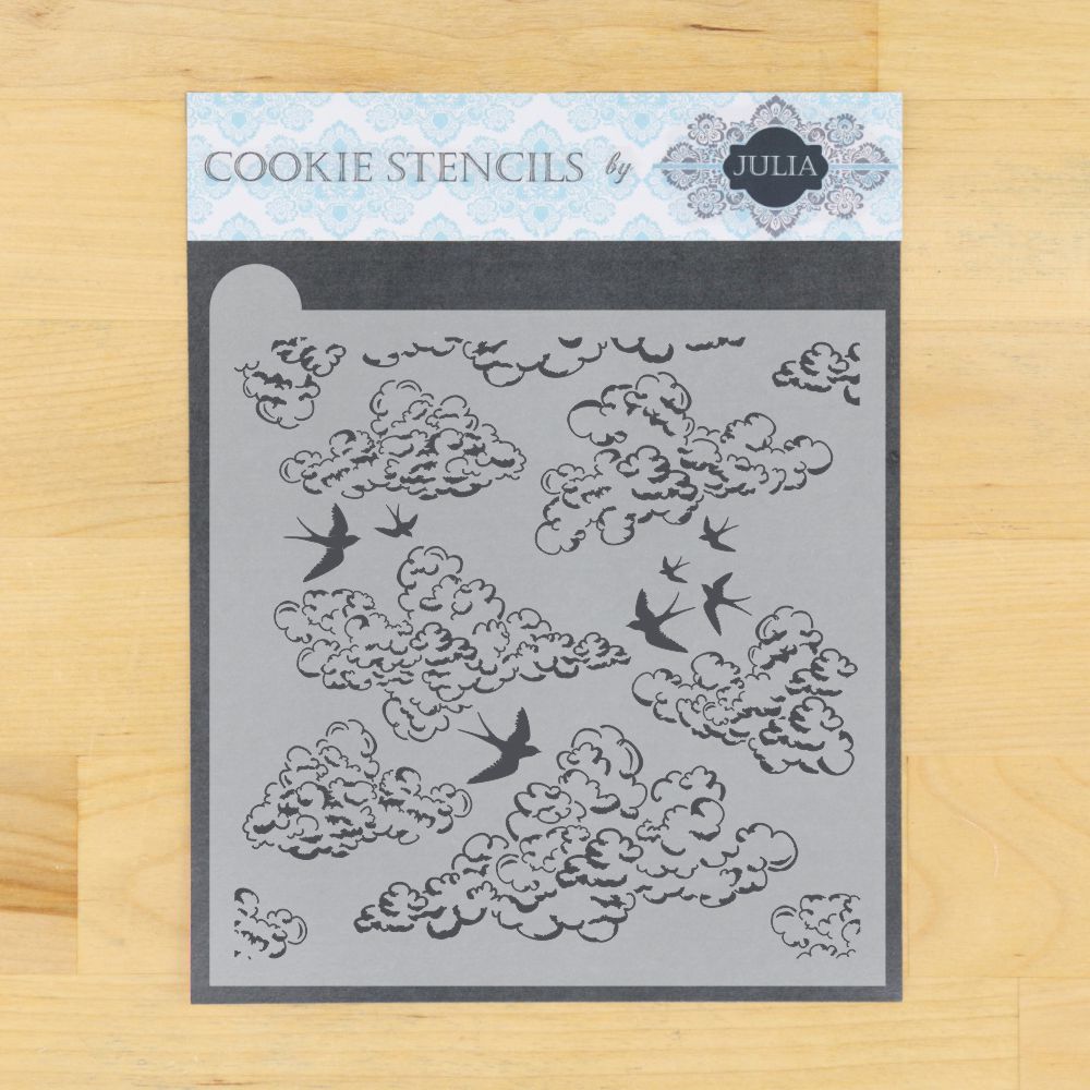 Up in the Clouds Dynamic Duos Background Cookie Stencil