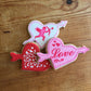 Arrow Heart Cookie Stencil and Cutter Set Cookies