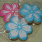 Six Petal Flower Cookie Stencil and Cutter Set Cookies