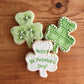 St Patrick's Day Shamrock Cookie Stencil and Cutter Set by Designer Stencils Cookies