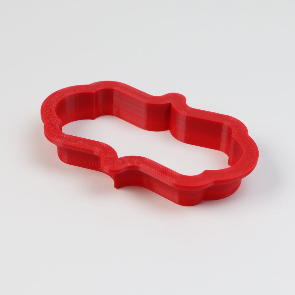Madrid Plaque Cookie Cutter - Side View