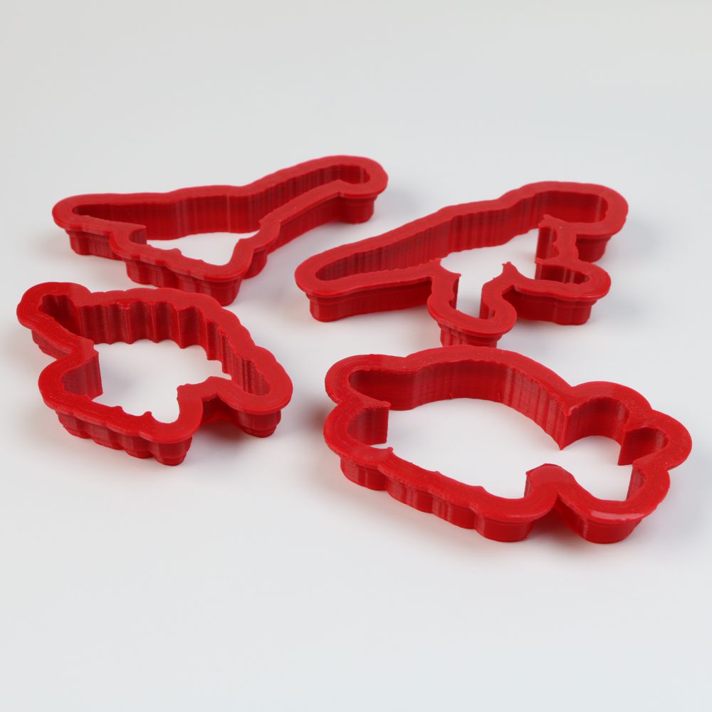 3D Printed Dinosaur Cookie Cutters