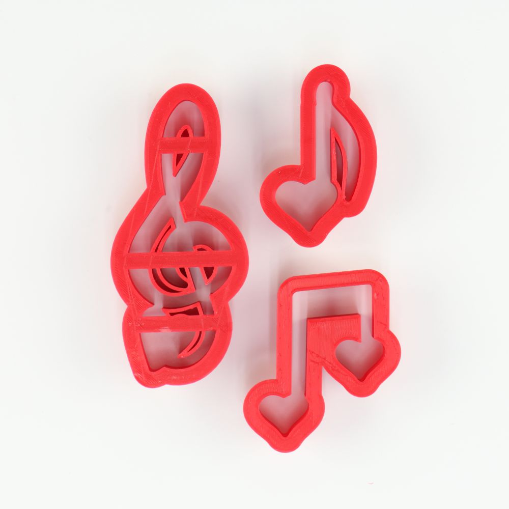Music Notes Cookie Cutters 