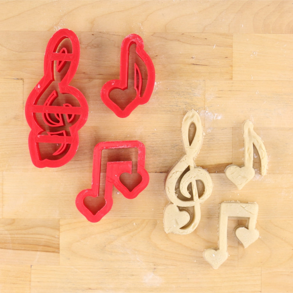 Musical Notes Cookie Cutters â Confection Couture Stencils