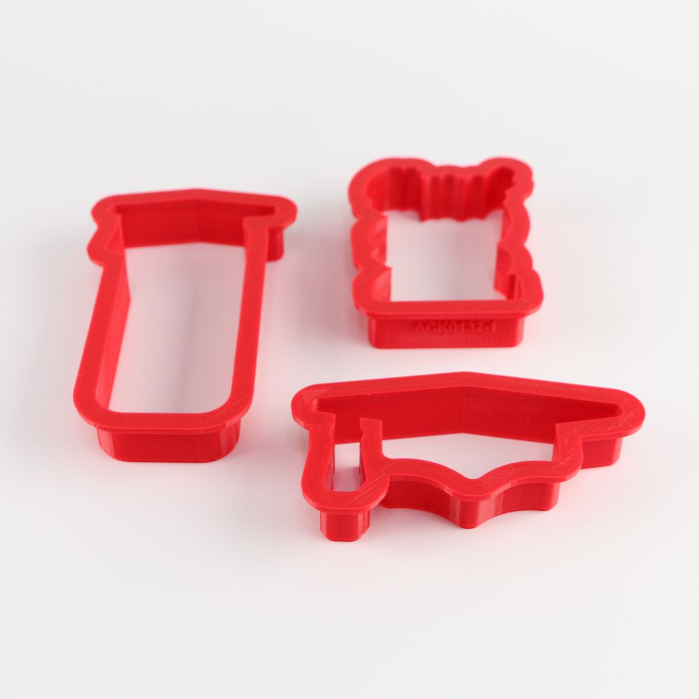 graduation cookie cutters side view