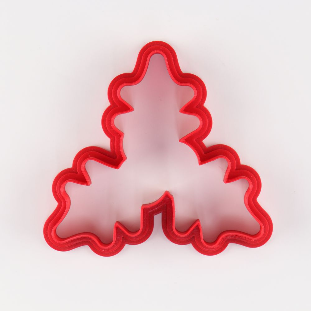 Holly Cookie Cutter: Perfect Christmas Holly Leaf Design โ Confection Couture Stencils