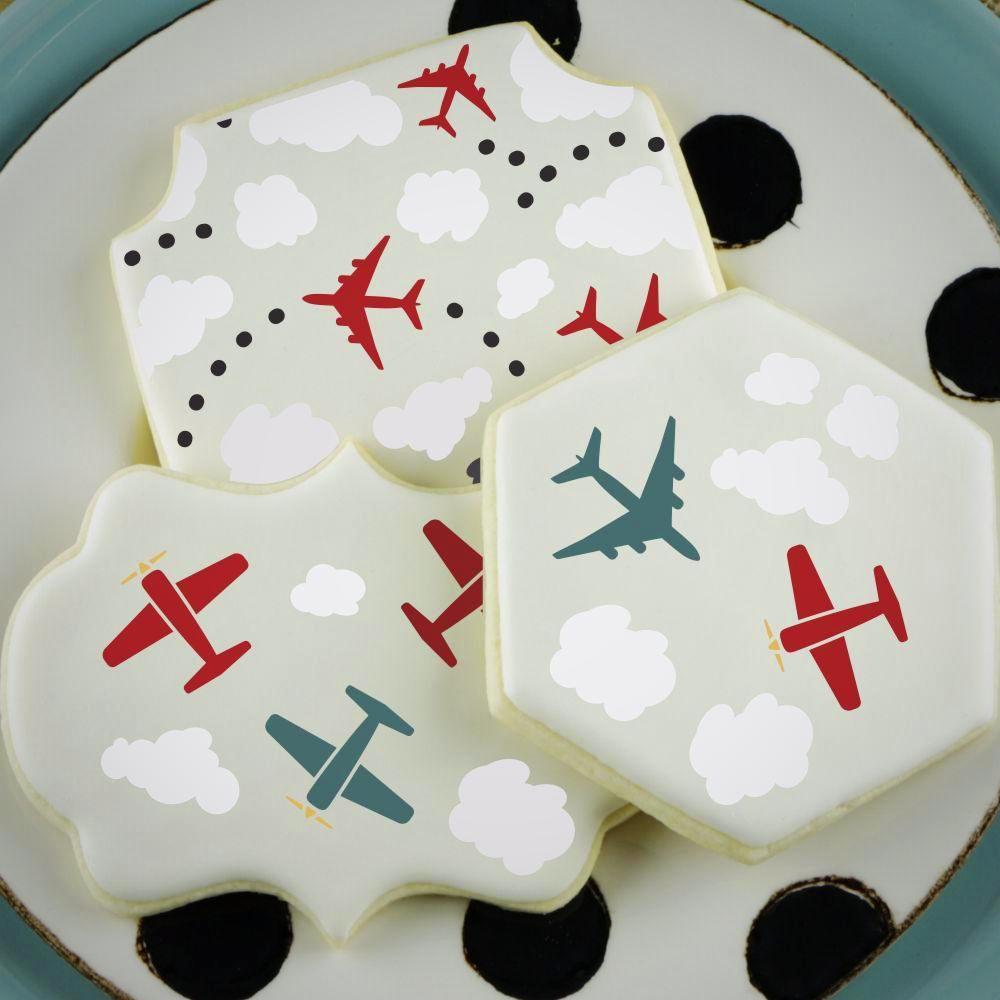 Planes Accent Cookie Stencil Accents