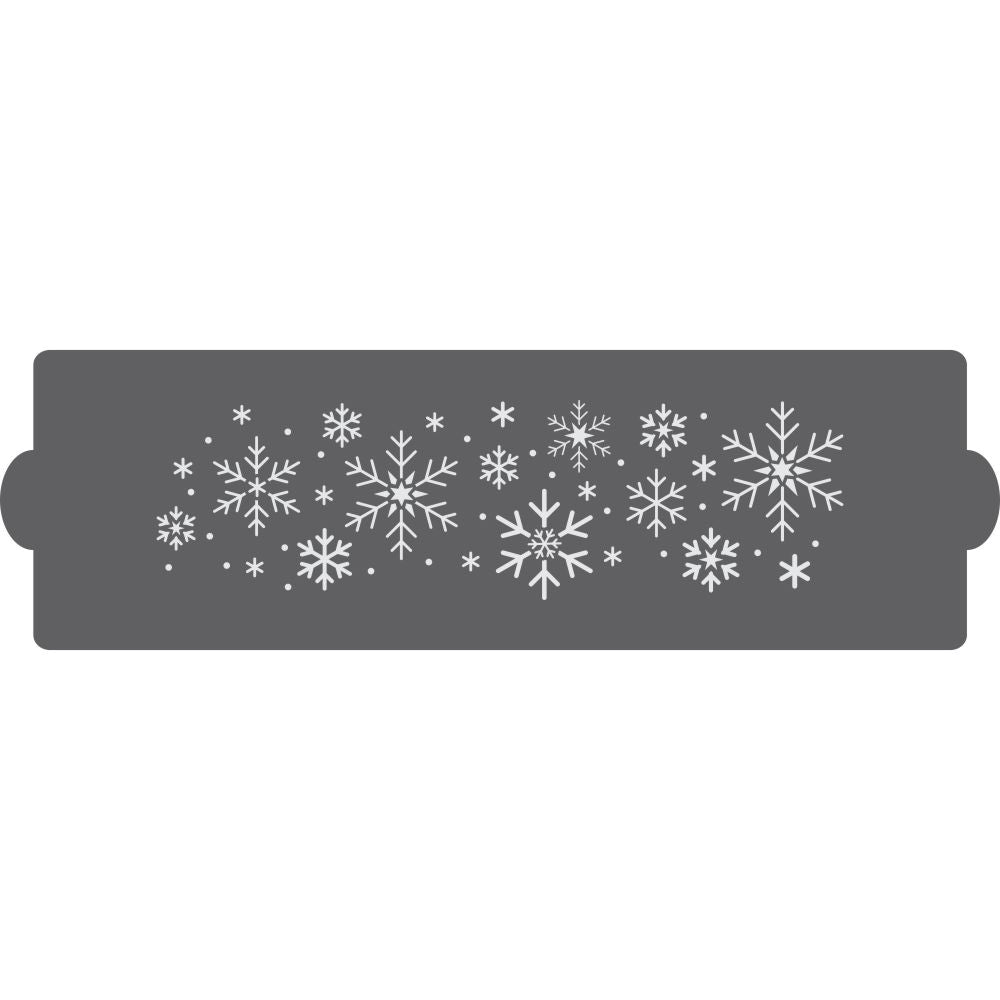 Falling Snowflakes Stencil for Cake Decorating – Confection Couture ...