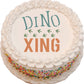 Dinosaur Cake Top Stencil Trio
