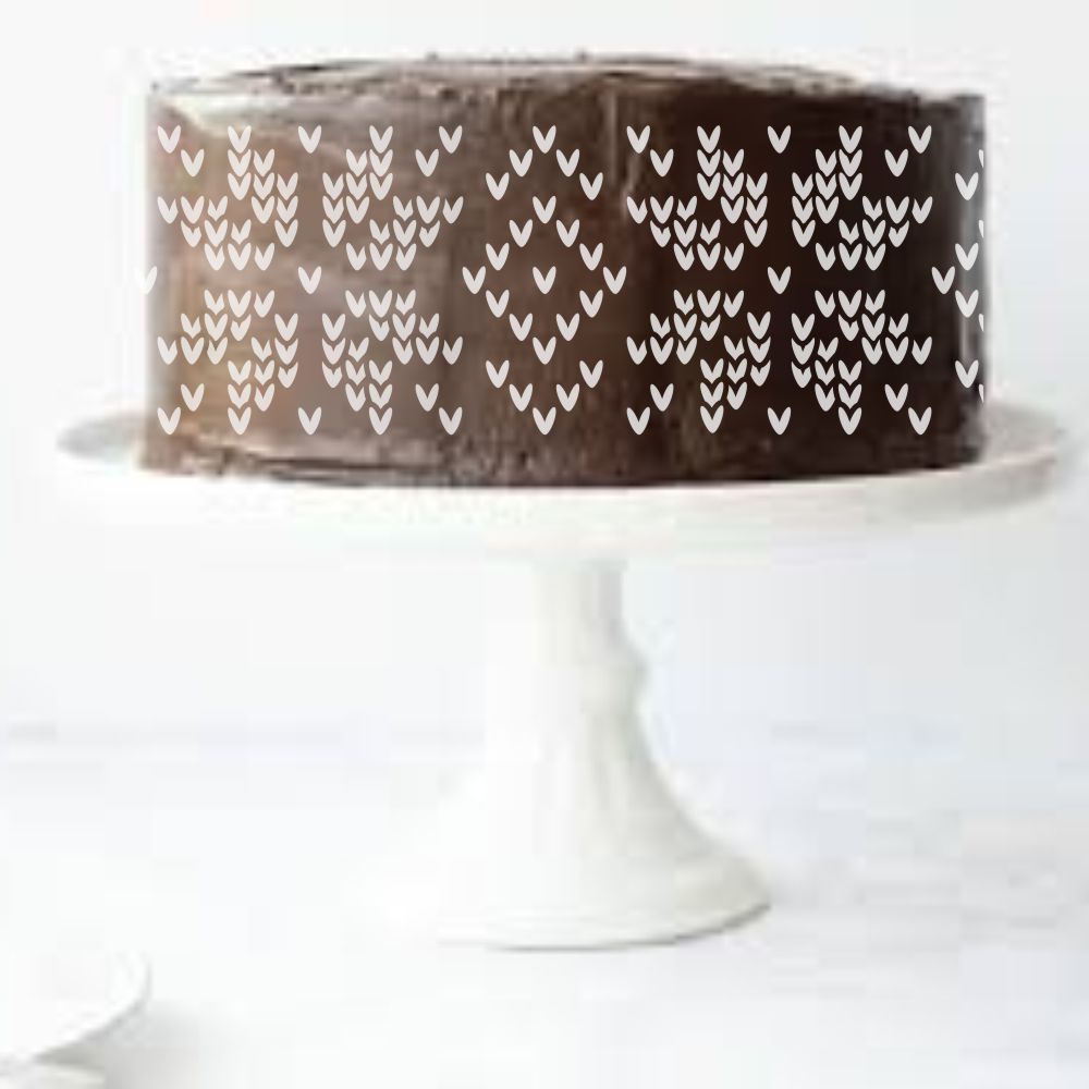 Snowflake Sweater Cake Confection Collection