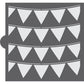 Party Flags Background Cookie Stencil