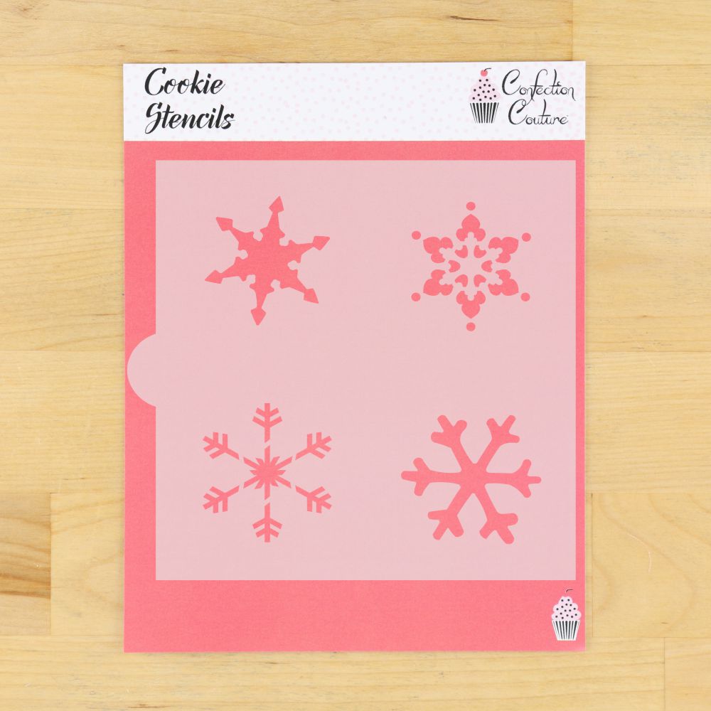 Snowflakes Cookie Stencil