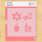 Hanukkah and Chanukah Cookie Stencils