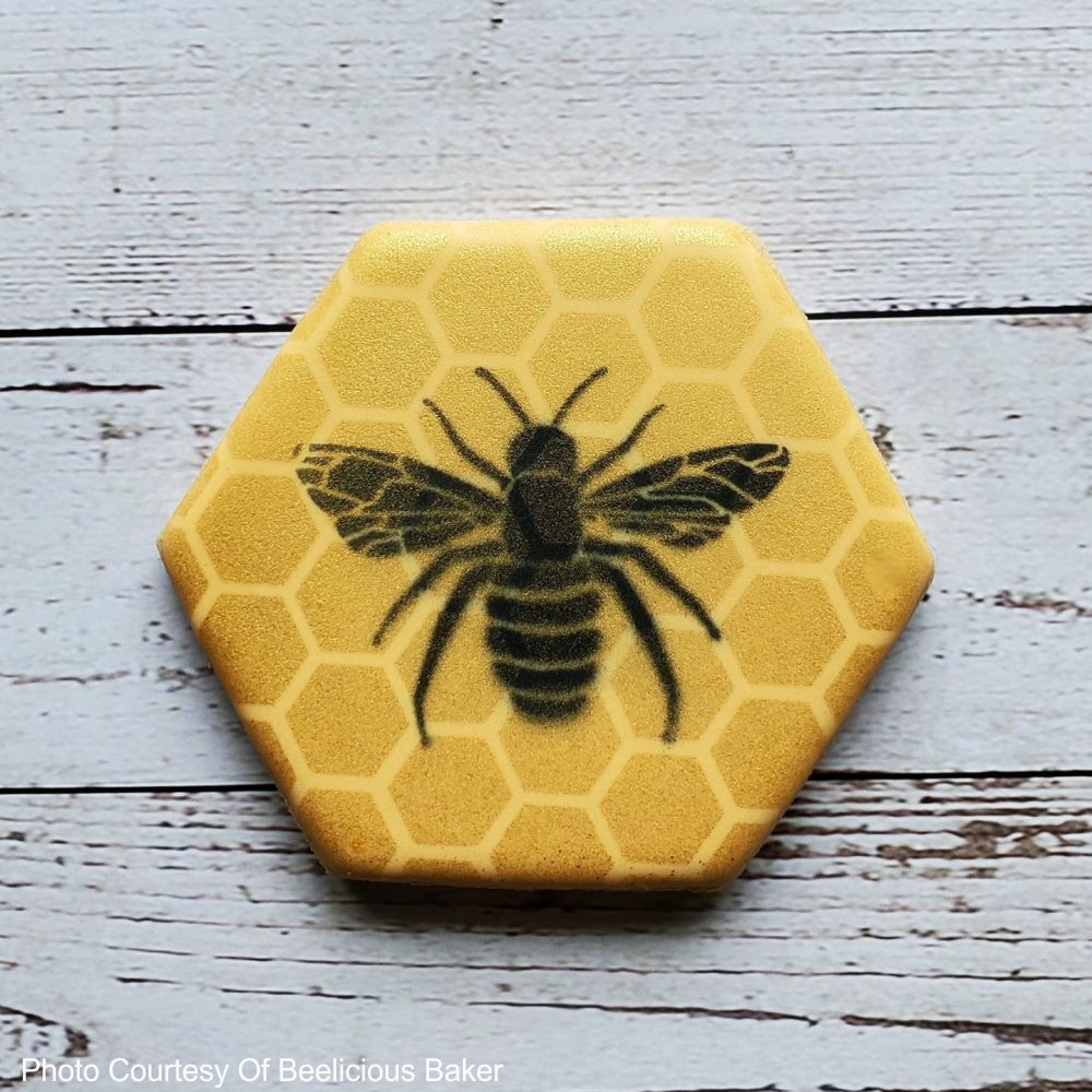 Vintage Honeycomb Background Cookie Stencil – Confection Couture Stencils
