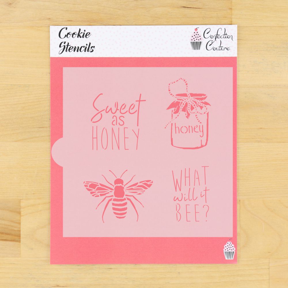 Vintage Honey Bee  Cookie Stencil