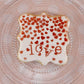 Valentine Confetti Background Cookie Stencil