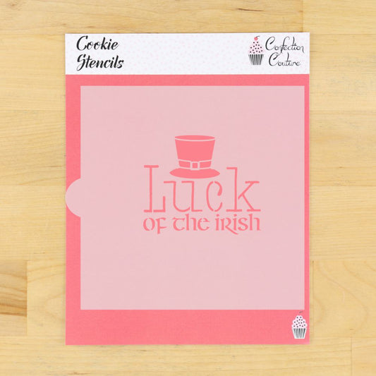 Luck of the Irish Cookie Stencil for St. Patrick's Day