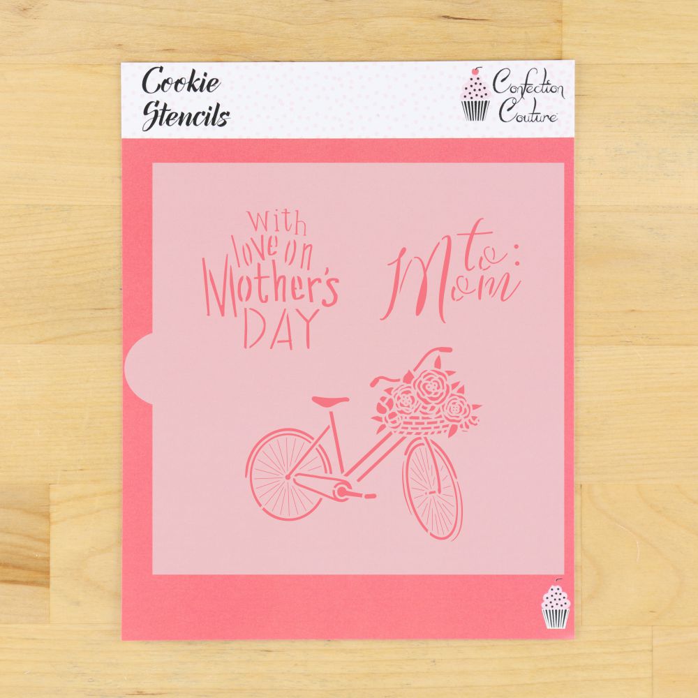 Mother's Day Love Accent Cookie Stencil