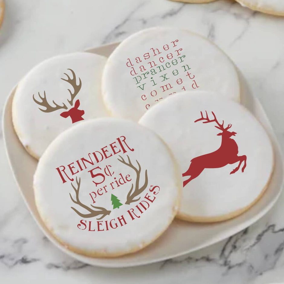 Christmas Cookie Stencils & Stencil Sets: Choose Your Own Today Christmas Cookie Stencils & Stencil Sets: Choose Your Own Today
