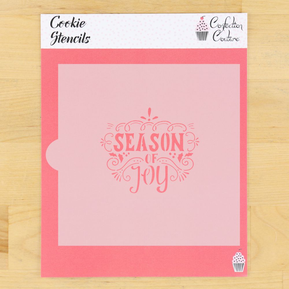 Season of Joy Cookie Stencil