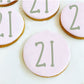 21st Birthday Cookies