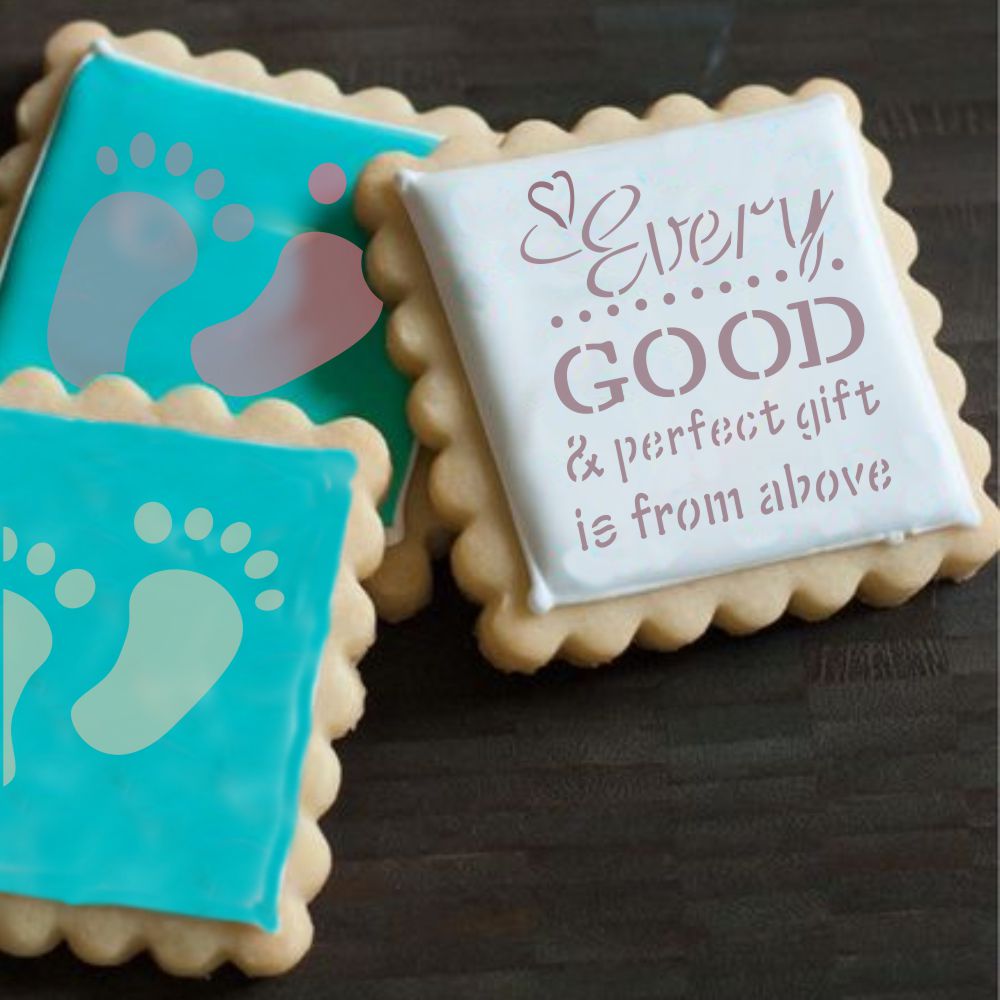 Perfect Gift Cookie Stencil