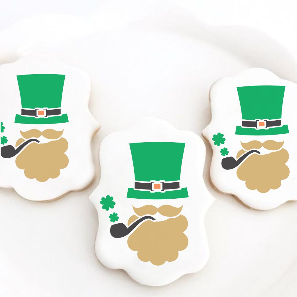 Leprechaun Decorated Cookie for St. Patrick's Day