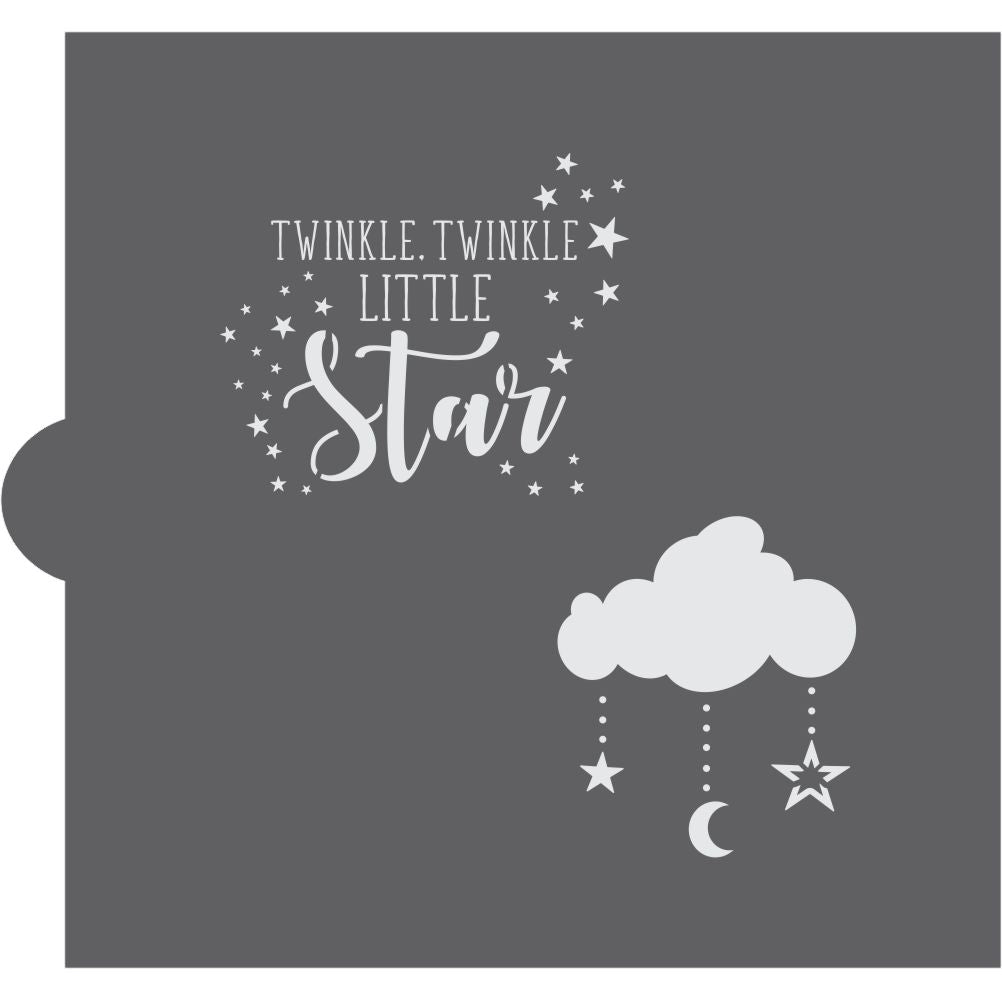 Twinkle Twinkle Little Star Cookie Stencil