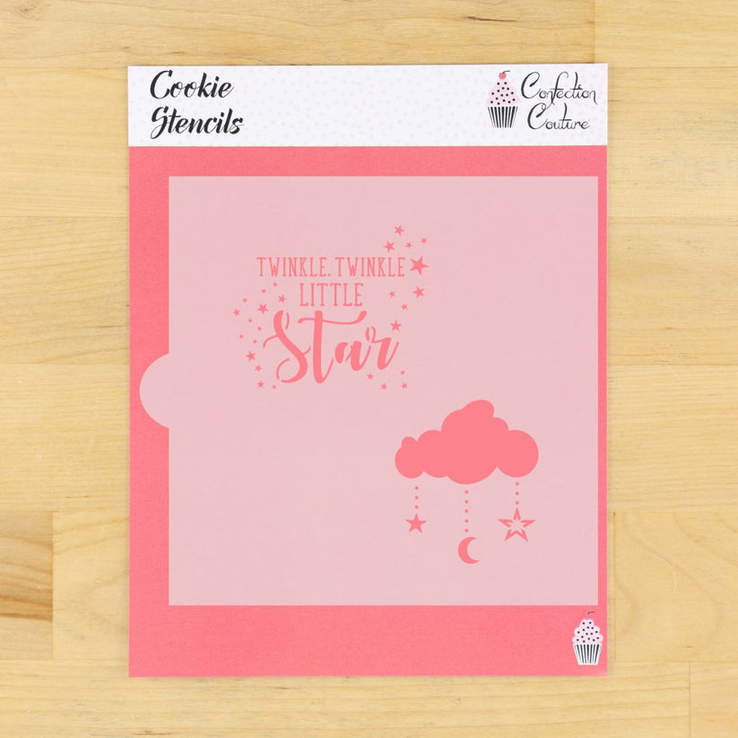 Twinkle Twinkle Little Star Stencil for Cookies – Confection Couture ...