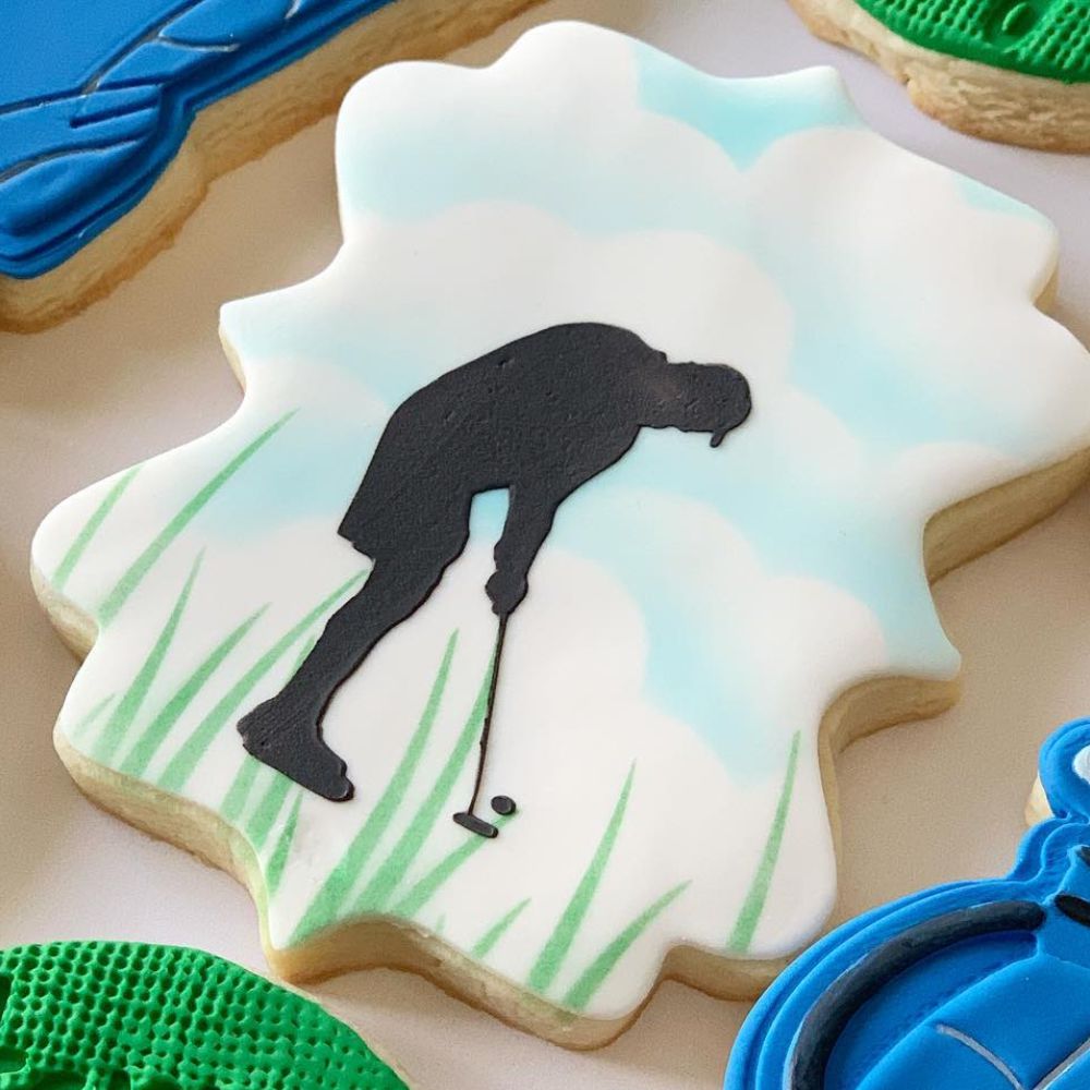 Golf Decorated Cookies