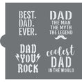 Happy Father's Day Stencil Messages for Cookies – Confection Couture ...