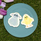 Lamb and Baby Chick shaped cookies for Easter