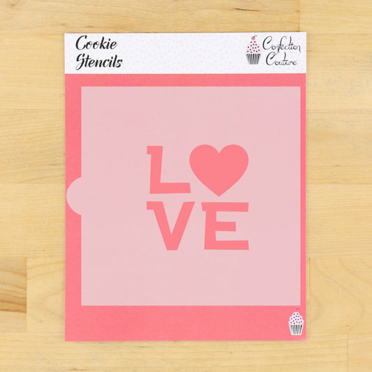 Love Cookie Stencil