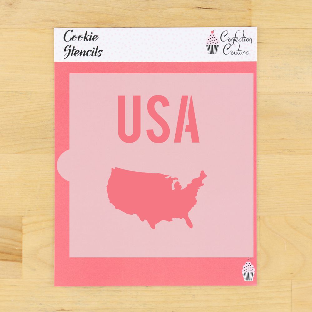 USA Cookie Stencil