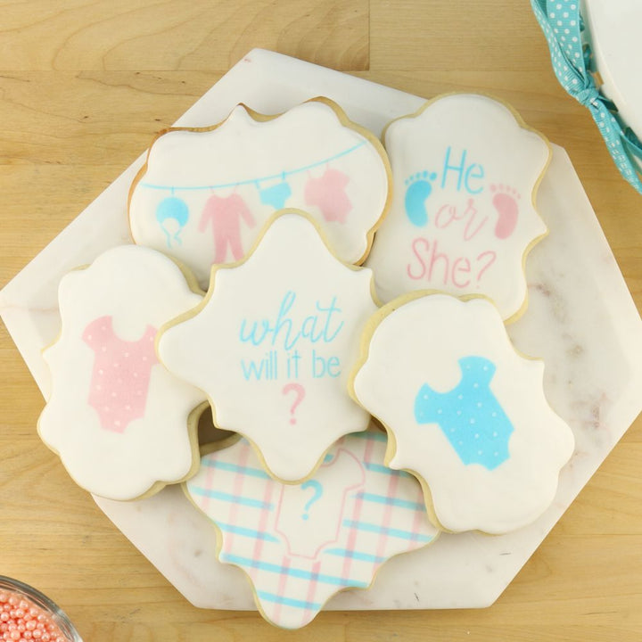 Baby Shower Cookies Stencils | Confection Couture Stencils