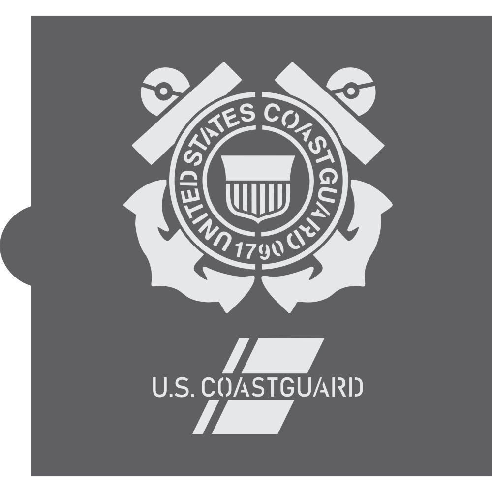 US Coastguard Logo Cookie Stencils