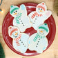 Snowman Decorated Cookies 