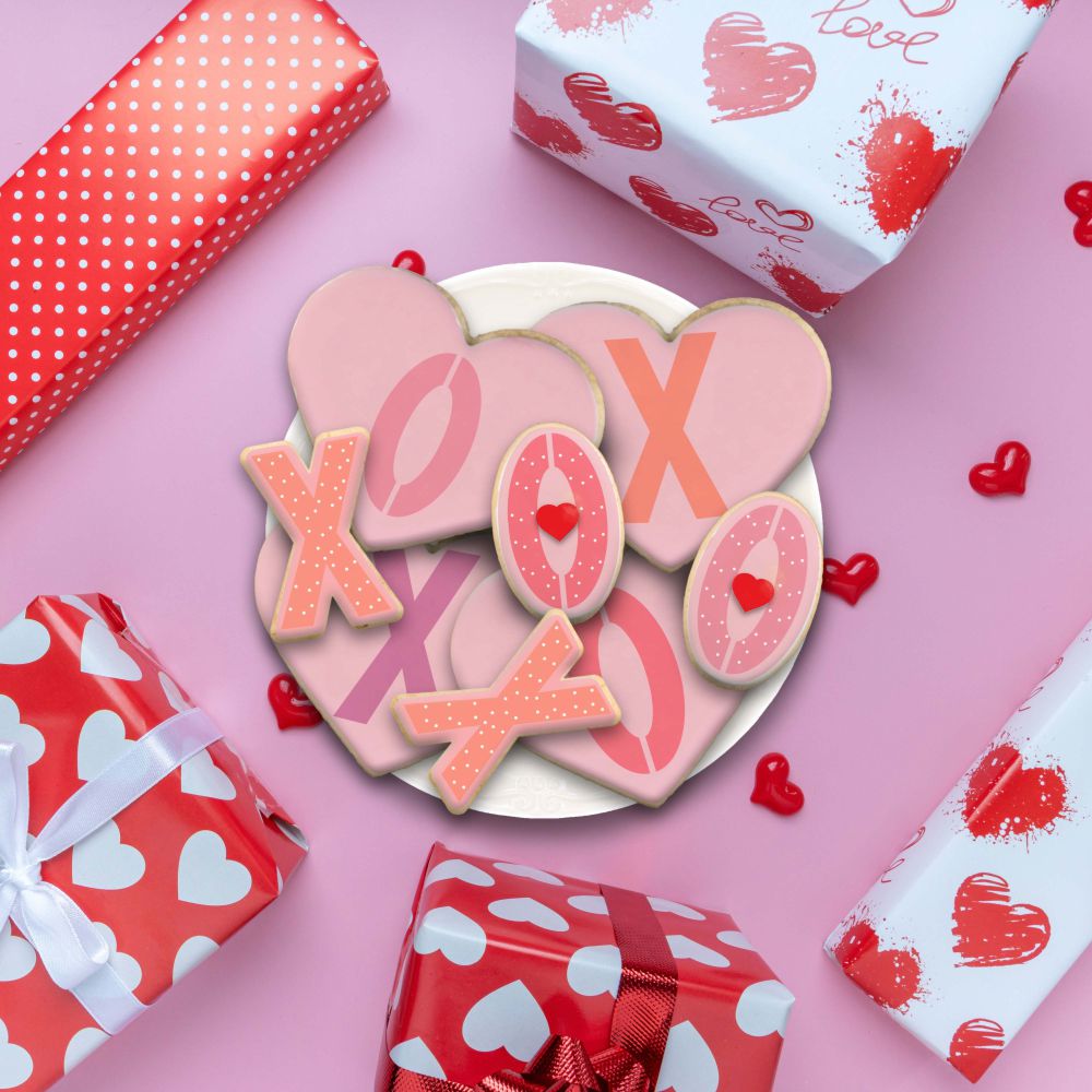 XOXO Cookie Stencils and Cookie Cutters: Valentine's Day Cookies ...