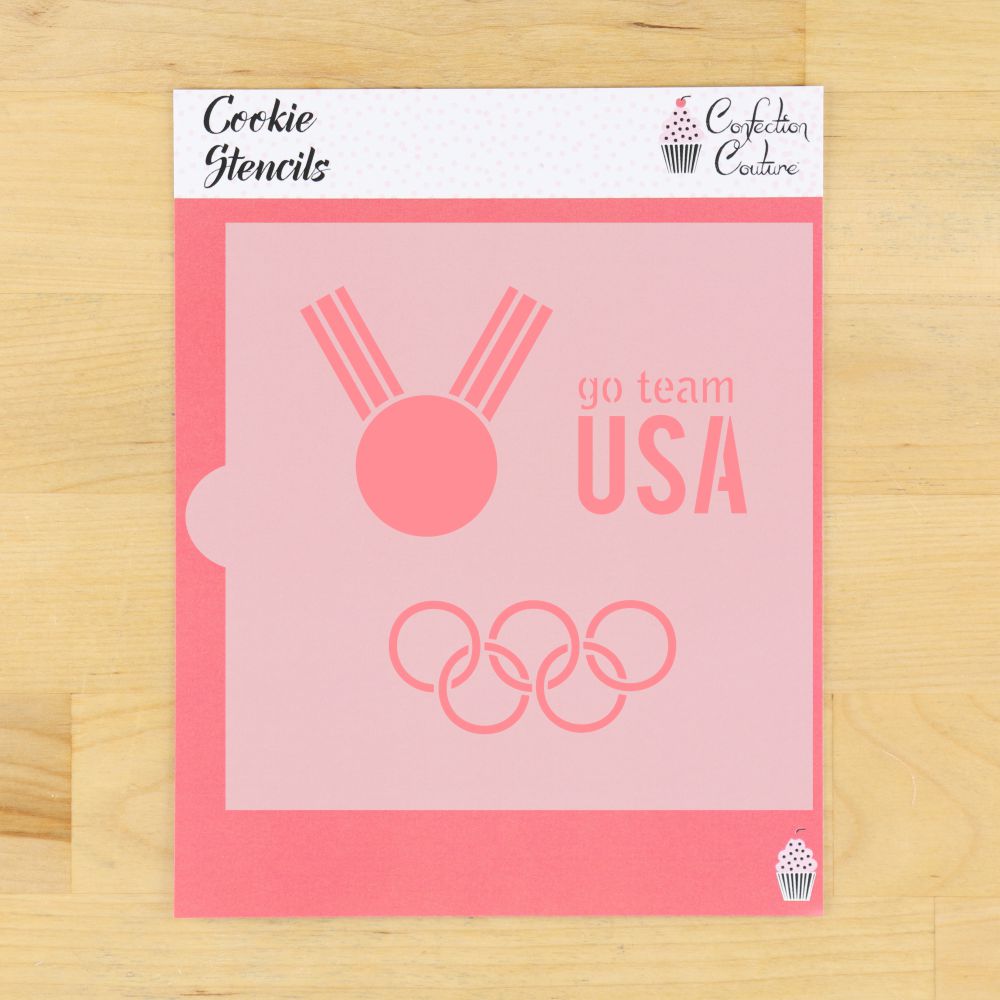 Team USA Olympic Cookie Stencil