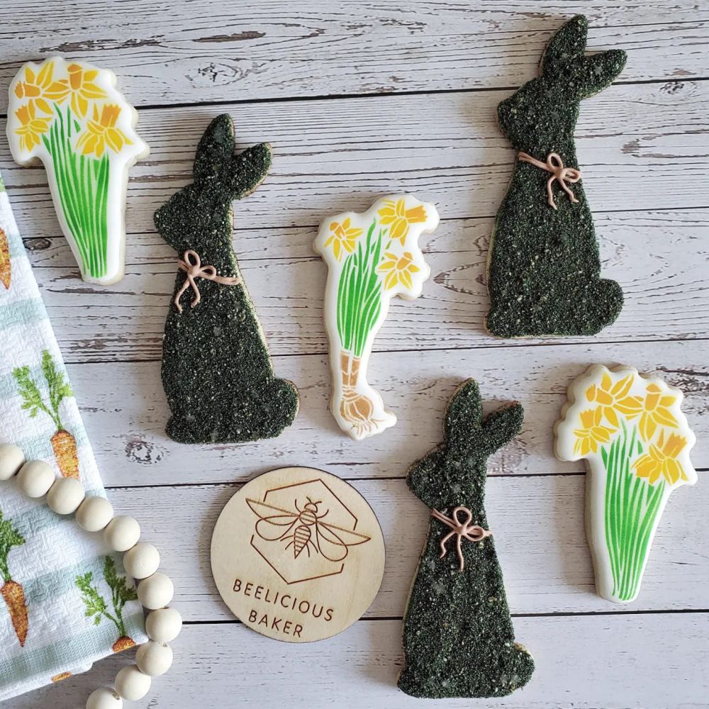 Spring Daffodils Cookies by Beelicious Baker