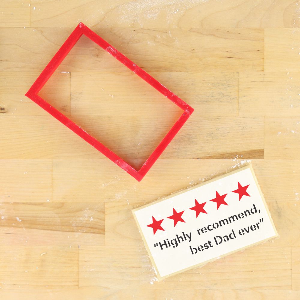 Five Star Dad Review Cookie Stencil With Cookie Cutter