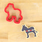 Democratic Donkey Cookie Stencil With Cookie Cutter