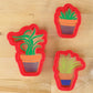 Potted Aloe Accent Cookie Stencil With Cookie Cutters
