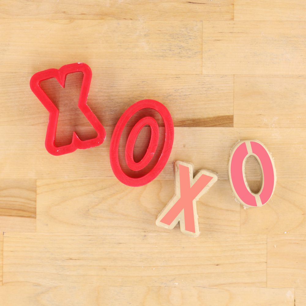 XOXO Cookie cutters
