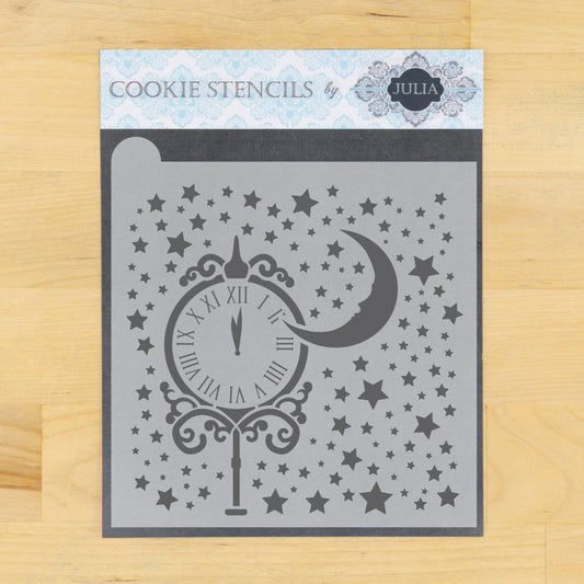 Stroke of Midnight Prettier Plaques Background Cookie Stencil