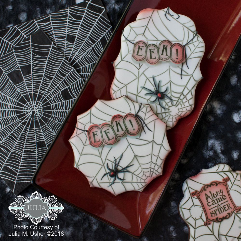 Along Came a Spider Dynamic Duos  Halloween Cookie Stencil Set