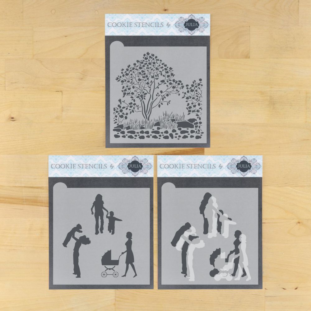 A Mother's Love Dynamic Duos Cookie Stencil Set