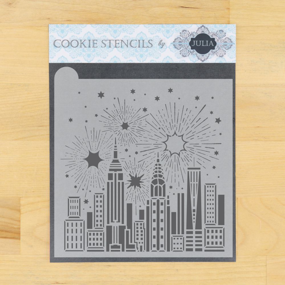 Cityscape Dynamic Duos Background Cookie Stencil