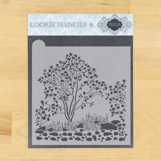 Cherry Blossoms Dynamic Duos Background Cookie Stencil